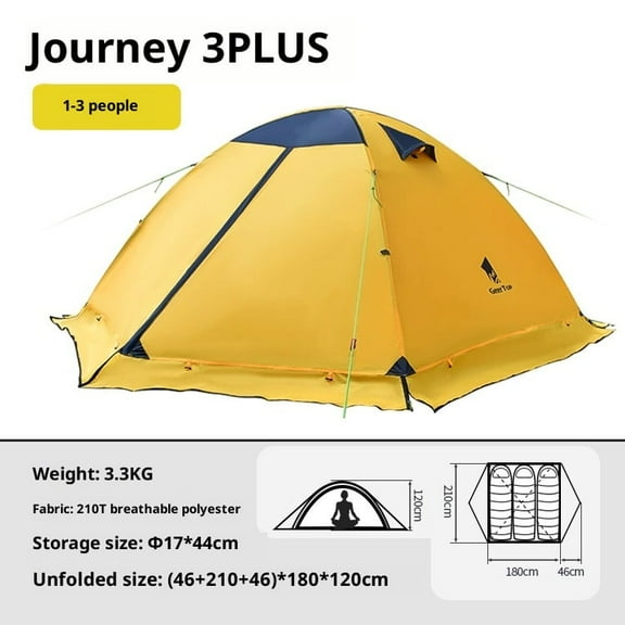 3-4 Person Windproof Rainproof Mountaineering Tent