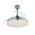 thumbnail image 2 of Belladepot 42 In Sliver LED Retractable Ceiling Fan with Led Light Kit and Remote Control, 2 of 10