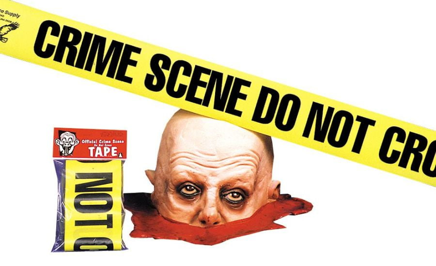 Zombie Scene of Crime Tape Caution Keep Out 6m Halloween Party Decoration