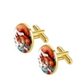 thumbnail image 2 of Squirrel Elegant Mens Cufflinks Set for Dress Shirts, Made of Stainless Steel, Ideal for Formal Events, 2 of 6