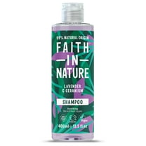 Faith In Nature Natural Shampoo - Vegan & Cruelty Free, No SLS or Parabens - 13.5 fl oz, Lavender & Geranium