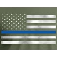 thumbnail image 2 of Thin Blue Line T-Shirt United States of America Flag Tee, 2 of 4