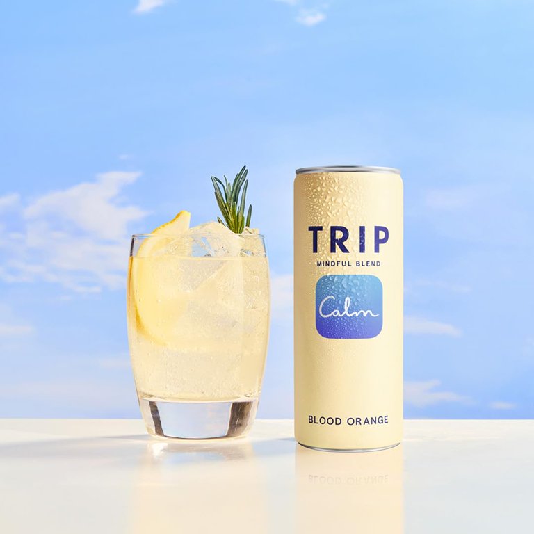 TRIP Blood Orange Lightly Sparkling Calming Magnesium Adaptogen