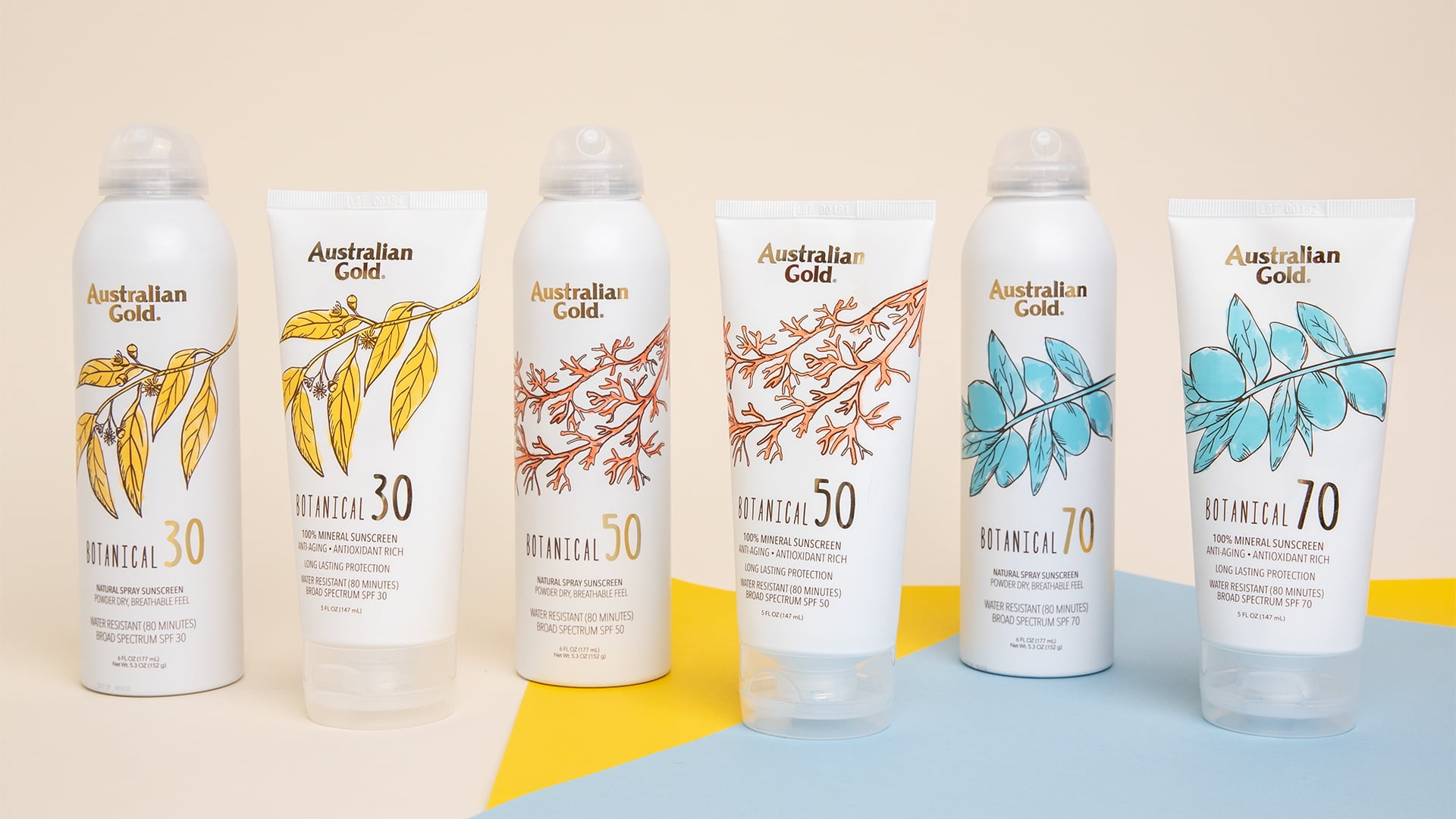 Australian Gold SPF 70 Botanical Mineral Lotion Sunscreen
