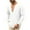 White, variant on Men's Cotton-Linen V-Neck Shirt Long Sleeve Breathable Casual Button-Down Top, Relaxed Daily Wear,M,Khaki
