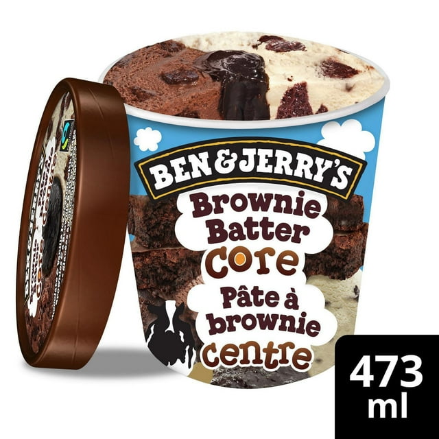 Ben & Jerry's Brownie Batter Core Ice Cream, 473 mL