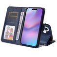 thumbnail image 4 of Compatible with iPhone 17 Pro Case Precise Cutouts Flip Cover Magnetic Closure Card Slots, 4 of 5