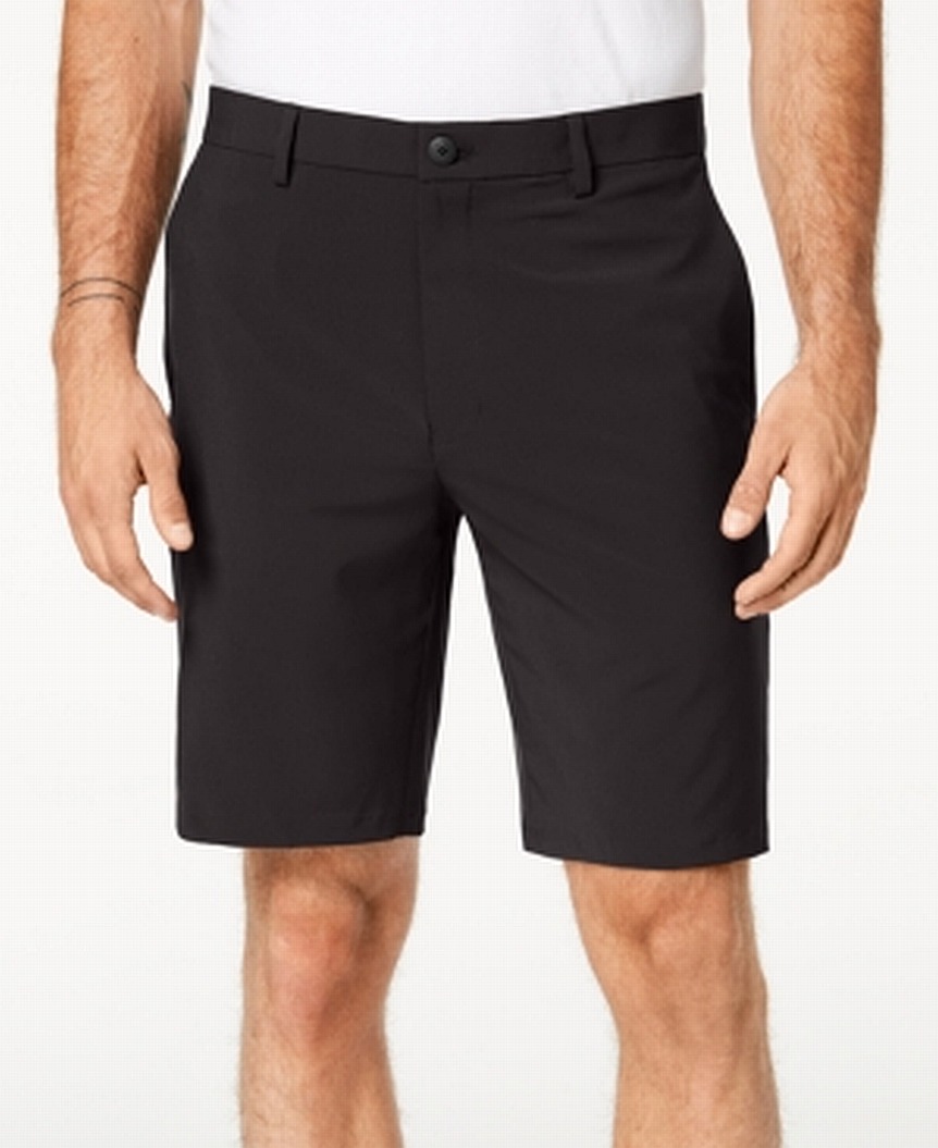 Alfani Solid Mens Flat Front Slim Fit 