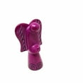 thumbnail image 3 of Soapstone Angel Sculpture: Fuchsia, 3 of 4