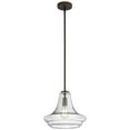 thumbnail image 1 of Kichler 42328OZCS 11.25 in. Everly 1 Light Pendant, Olde Bronze, 1 of 1