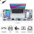 thumbnail image 5 of Long Mouse Pads for Desk,German Shorthaired Pointer Dog and Flower Desk Mats on Top Of Desks, Desk Mouse Pad Extra Large with 3mm Non-Slip Base and Stitched Edge for Gaming,Work,Home 31.5"x11.8", 5 of 5