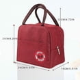 thumbnail image 2 of Lunch Box, Insulated Lunch Bag, Insulated Lunch Bag Small Cooler Bag Mini Insulated Lunch Bag Insulated Lunch Bag Kids Insulated Travel Cooler Bag for, 2 of 4