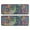 Multicolor Ethnic Paisley-1, variant on Kitchen Rugs Sets Of 2,Multicolor Ethnic Paisley Pattern Anti Fatigue Kitchen Mat Rugs Non Slip Washable,Decorative Kitchen Floor Mats for Kitchen,Sink,Laundry,17"x47" 17"x47"