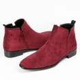 thumbnail image 3 of Men's Suede Leather Chelsea Ankle Boots, 3 of 11