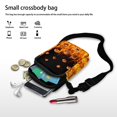 thumbnail image 7 of HELLHERO Halloween Jack-o'-lantern Double Zipper Women Crossbody Bag with Lightweight Polyester 4.33x1.97x7.09 for Women, 7 of 7
