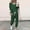 Army Green, variant on Black*Friday Chaoheng 2 Piece Sets for Women Casual Active Women's Color Block Striped Tracksuit,Drawstring Hoodie & Joggers 2-Piece Set