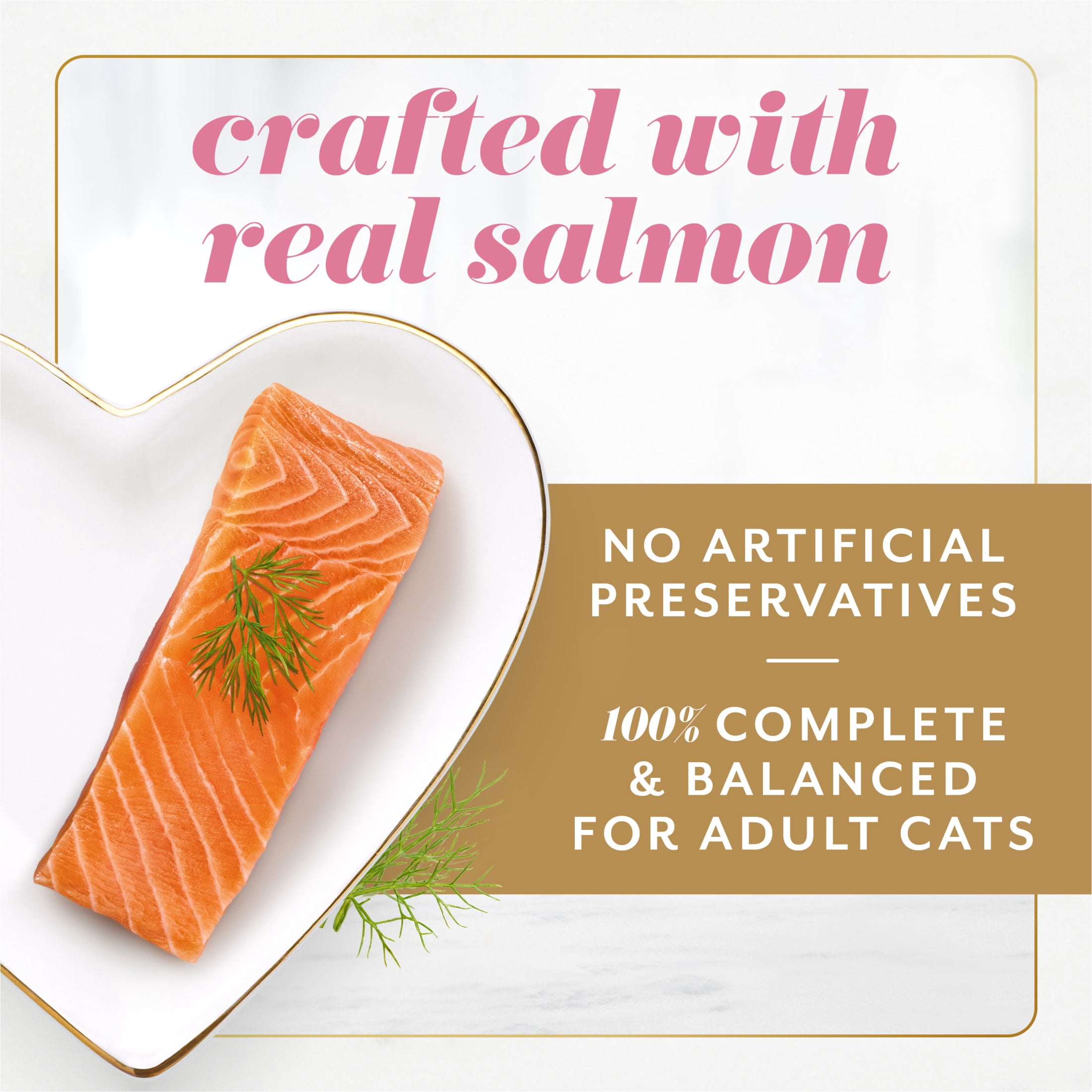 (12 pack) Purina Fancy Feast Gems Salmon Flavor Mousse Pate Wet Cat Food, 2 oz Tubs