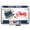 Chrome, variant on [U.S. Navy Officially Licensed Product] - Motorcycle Metal License Plate Frame Frame with Fly Navy Mom Design