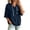 Navy, variant on Women Hoodies Relaxed Bat Sleeve Hooded Sweatshirt with Drawstring Pullover for Spring Summer Fall Women Sweatshirt White Jacket