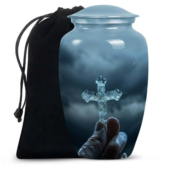 SUBSH Mosaic Urns for Human Ashes Adult - Cremation Container - Urns for Women Human Ashes - Urn for Ashes Adult Male - Ashes Holder