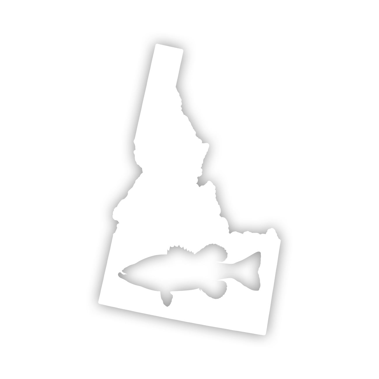 Idaho Bass Sticker Decal Die Cut - Self Adhesive Vinyl - Weatherproof ...