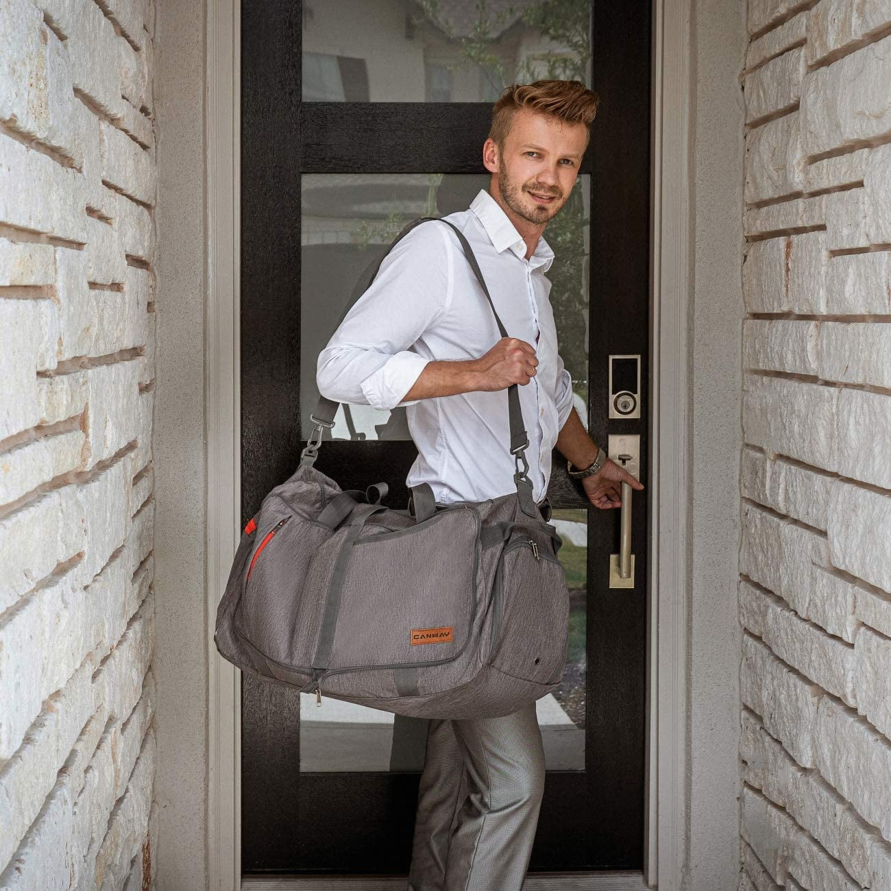 Canway 65L Travel Duffel Bag, Foldable 
