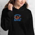 thumbnail image 2 of Mermaid Hoodie Mermaid At Heart Embroidered Hoodie Gift, 2 of 10