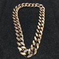 thumbnail image 1 of Collar con cadena de oro, collar de hip hop, collar de discoteca para hombre, accesorios de collar multifuncionales, 1 of 6