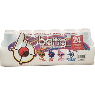 BANGs Energy Drink - Carbonated, Sugar Free, With EAA Aminos & Super Creatine - Assorted Flavors, Variety Pack (24 Cans)