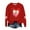 Red#2, variant on Tnhcen Women's Valentine's Day Graphic Sweatshirt, Long Sleeve Relaxed Fit Casual Pullover Plus Size Sweatshirts for Women S - 5XL, Holiday Gift Top