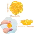 thumbnail image 4 of 100pcs Rose Flower Beads ABS Plastic Roseflower Shape Spacer Beads Cute Roses Loose Beads Accessories for DIY Friendship Bracelet Necklace Jewelry Making Supplies, Golden Yellow, 4 of 8