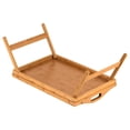 thumbnail image 4 of Homritus Bed Tray Table with Folding Legs and Breakfast Tray Bamboo Bed Table and Bed Tray with Legs, 4 of 8