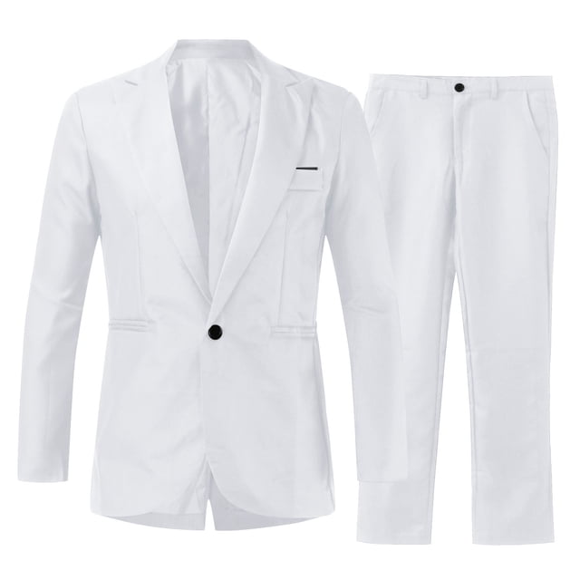 Men's Suits Elegant Slim Fit One Button Party Suit Set for Men Includes Shirt Pants and Tie for Formal Events and Celebrations