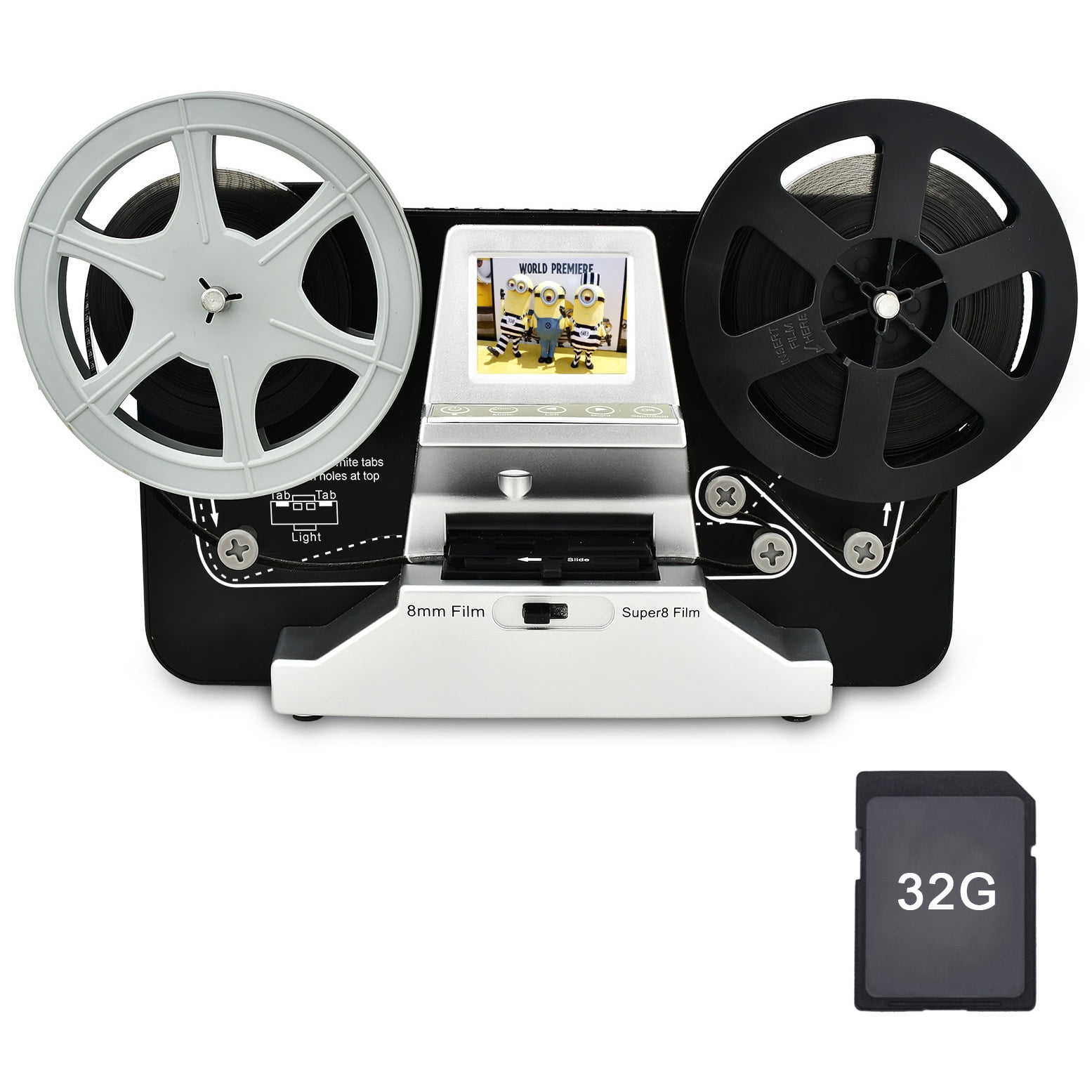 8mm Roll Film & Super8 Roll Film Reels(5"&3") Digital