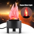 thumbnail image 4 of Efecto de Llama LED Light Fire Bowl Simulado Parte de base Negra Pub KTV Disco Decorative Lámpara #1, 4 of 7