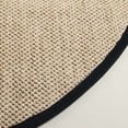 thumbnail image 3 of Safavieh Natural Fiber Jovana Solid Area Rug, Maize/Black, 6' x 8' Oval, 3 of 10