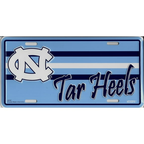 North Carolina Tar Heels Metal License Plate