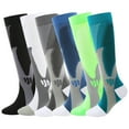 thumbnail image 1 of KAWELL 6 Pairs Compression Socks for Women and Men 20-30mmHg-Circulation Support Socks, 1 of 4