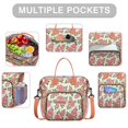 thumbnail image 2 of Pioneer Flower Floral Print Pattern Womens Lunch Box for Work,Insulated Large Lunch Bag for Tween and Teen,Loncheras Para Mujer,Leakproof Adult Lunch Bag for Work,Beach,Travel,Picnic,Camping, 2 of 7
