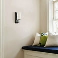 thumbnail image 4 of Black Plug in Wall Sconces Sets of Two Modern Fabric Shade Wall Lamps with Dimmer Switch, 4 of 6