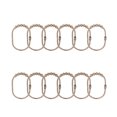 thumbnail image 1 of Anillos de cortina de de 12 piezas Barra de poste de riel Gancho de de de # 2 BLESIY Anillos de cortina de ducha Ganchos, 1 of 8