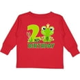 thumbnail image 3 of Inktastic 2nd Birthday Prince Frog Boys Long Sleeve Toddler T-Shirt, 3 of 5