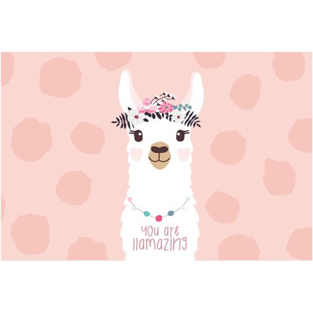 You Are Llamazing Vinyl Mat  Rectangle  4.5 x6.5
