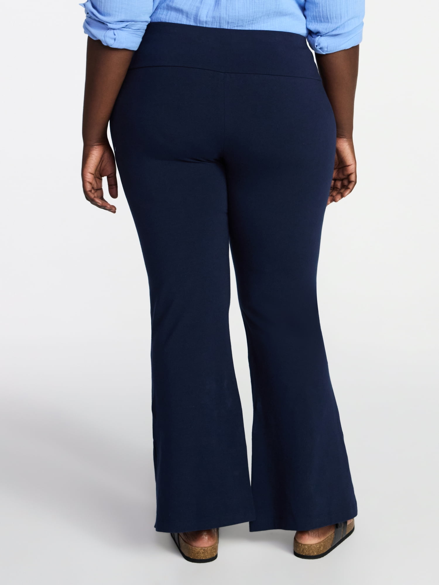 Terra & Sky Women's Plus Size Flare Leggings, Sizes 0X-5X