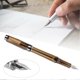 thumbnail image 1 of Large Capacity Fountain Pen Transparent Business Office School Supplies 0.5mm Nib Transparent Brown, 1 of 1
