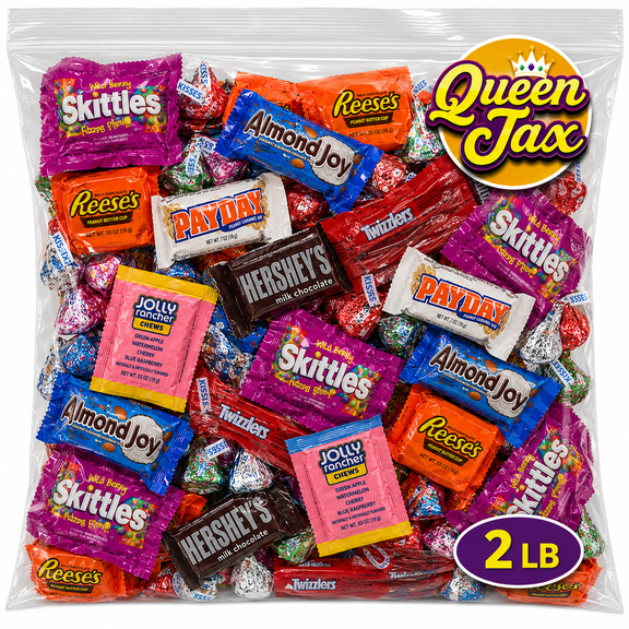 Chocolate and Candy Variety Pack - 2 LB Assorted Chocolate Candy Bulk - Bulk Candy Bag Candy Mix - Bulk Individually Wrapped Candy - Chocolates - Variety Candy Bag