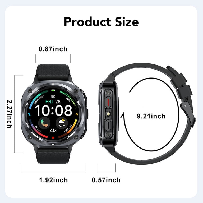 HD Fitness Smartwatch with Calling and 130+ Sport Modes photo 2