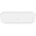 thumbnail image 2 of Ekena Millwork CMP32X16ED-02000 2 in. ID x 11 in. Rectangle Emerald Architectural Grade PVC Contemporary Ceiling Medallion, 2 of 4
