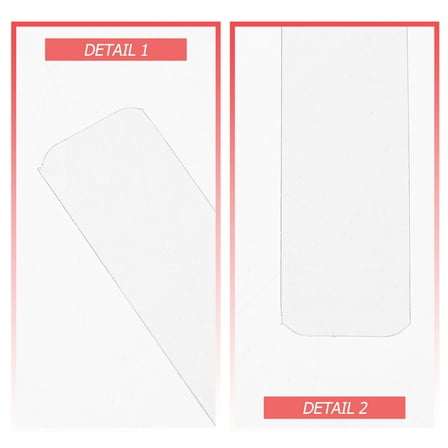 LEXSOMEO 4 Boxes Double Sided Adhesive Tape Strips No Trace Strong Adhesive Sticky Stickers