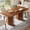 Brown, variant on iPormis 71" Rectangular Modern Dining Table , Farmhouse Kitchen Table for 6 -8People for Dining Room, Living Room, Brown ,Black